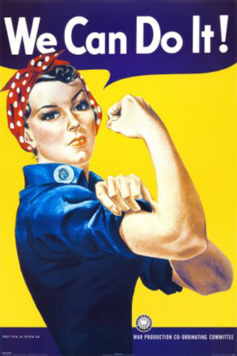 We Can Do It! - 1943 - J Howard Miller Poster Print