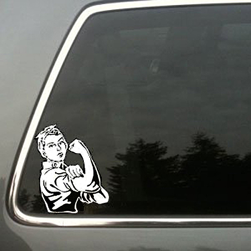 We Can Do It! - Window Laptop Vinyl Decal Sticker